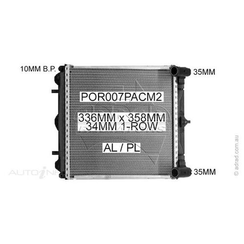 Adrad Radiator - POR007PACM2