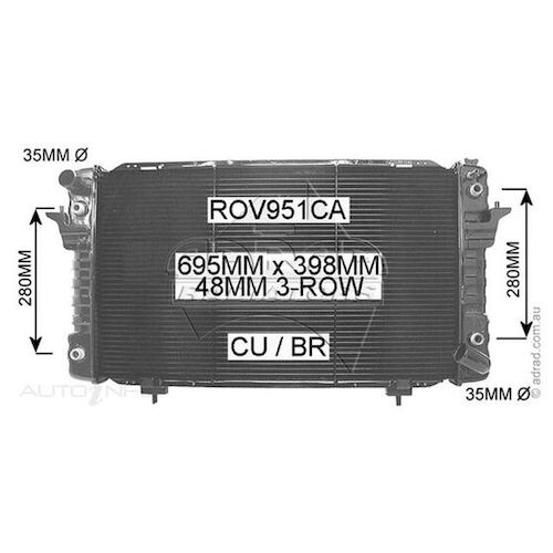 Adrad Radiator - ROV951CA
