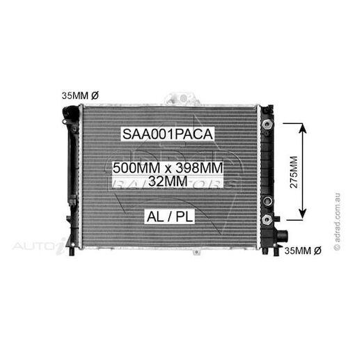 Adrad Radiator - SAA001PACA