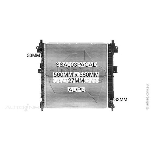 Adrad Radiator - SSA003PACAD