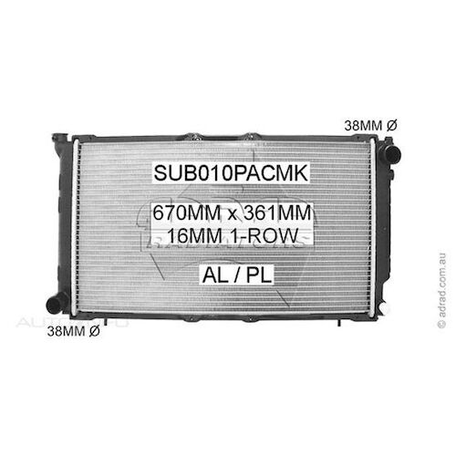 Adrad Radiator - SUB010PACMK