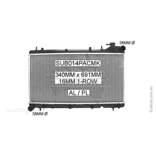 Adrad Radiator - SUB014PACMK