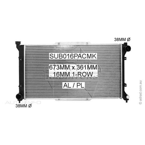 Adrad Radiator - SUB016PACMK