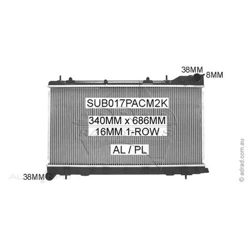 Adrad Radiator - SUB017PACM2K