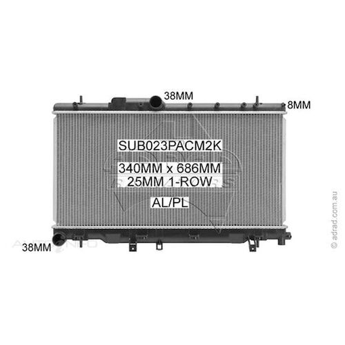 Adrad Radiator - SUB023PACM2K