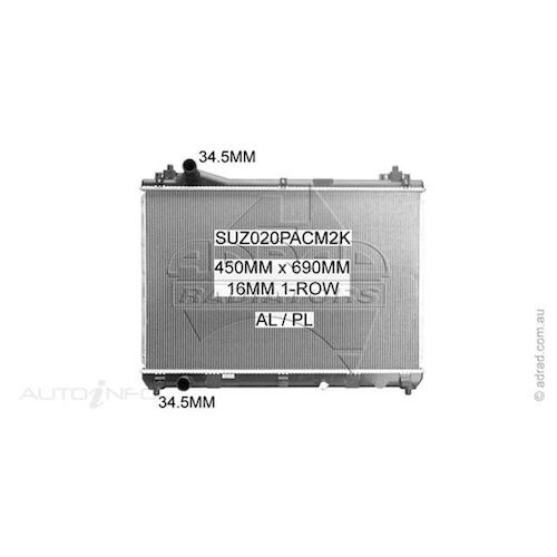 Adrad Radiator - SUZ020PACM2K