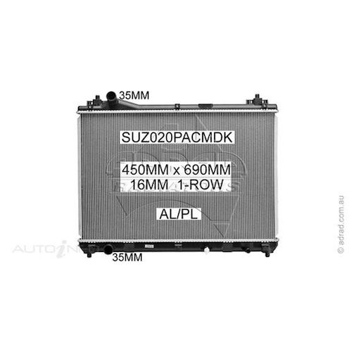 Adrad Radiator - SUZ020PACMDK