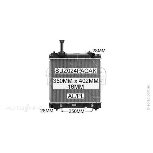 Adrad Radiator - SUZ024PACAK