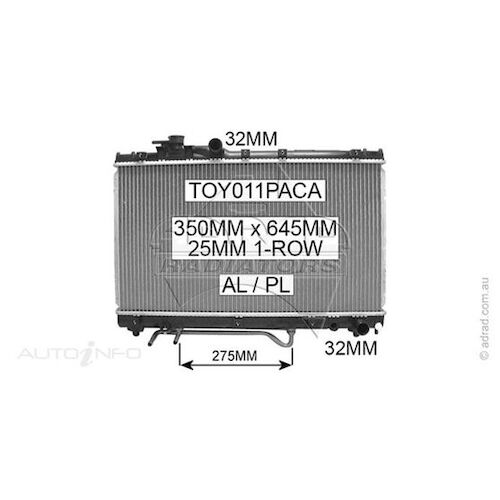 Adrad Radiator - TOY011PACA