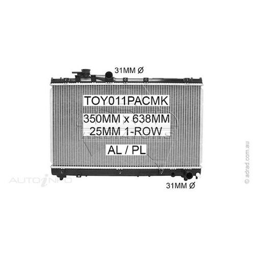 Adrad Radiator - TOY011PACMK