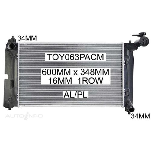Adrad Radiator - TOY063PACM