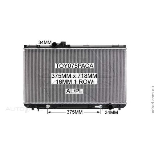 Adrad Radiator - TOY075PACA