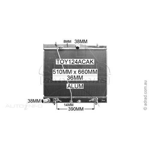 Adrad Radiator - TOY124ACAK