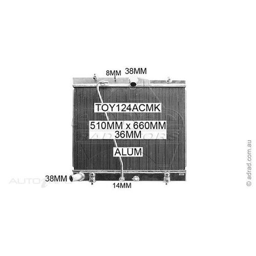 Adrad Radiator - TOY124ACMK