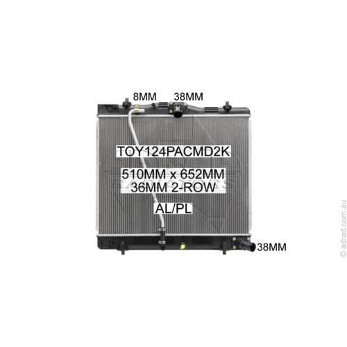 Adrad Radiator - TOY124PACMD2K