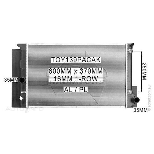 Adrad Radiator - TOY139PACAK