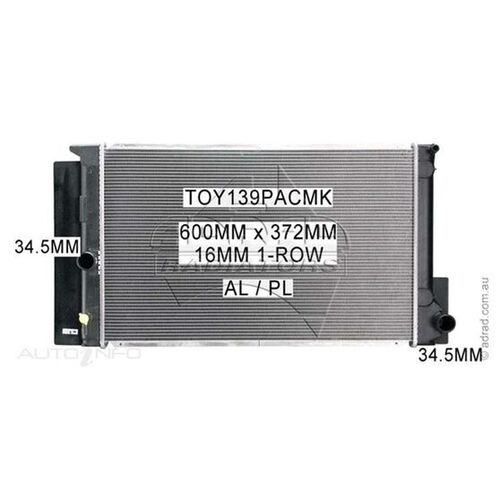 Adrad Radiator - TOY139PACMK