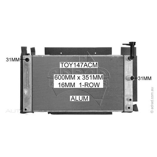 Adrad Radiator - TOY147ACM