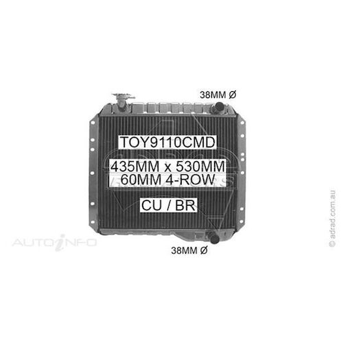 Adrad Radiator - TOY9110CMD