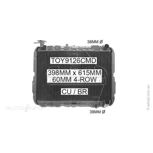 Adrad Radiator - TOY9126CMD