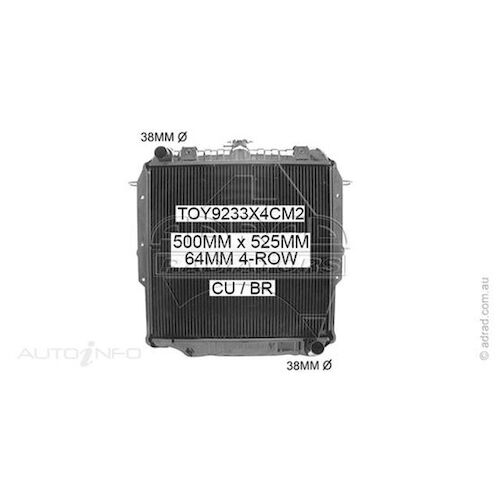 Adrad Radiator - TOY9233X4CM2