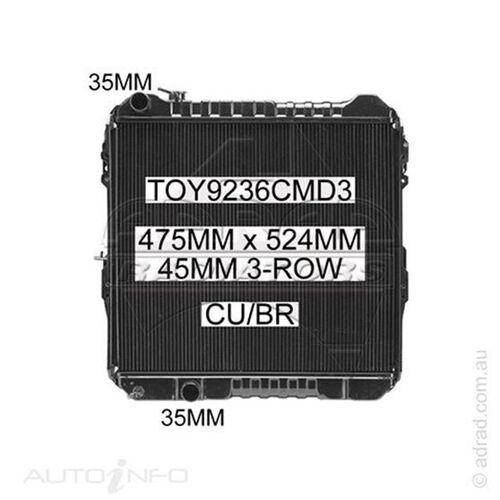 Adrad Radiator - TOY9236CMD3
