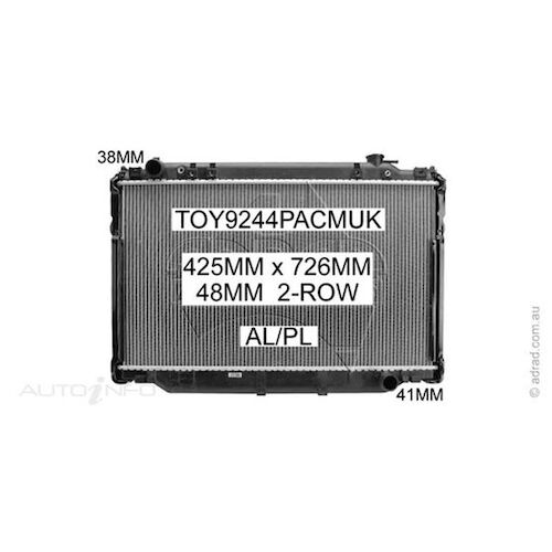 Adrad Radiator - TOY9244PACMUK