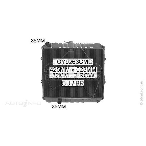 Adrad Radiator - TOY9263CMD