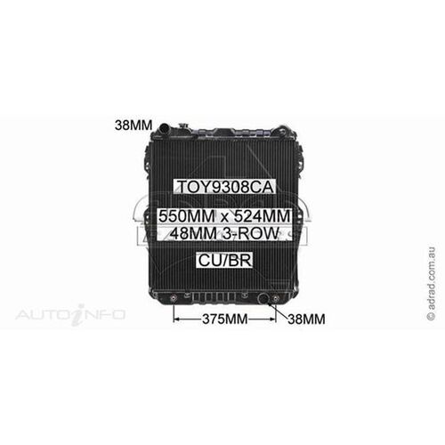 Adrad Radiator - TOY9308CA