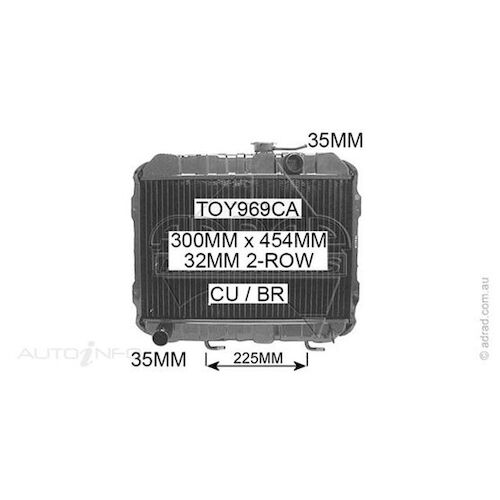 Adrad Radiator - TOY969CA