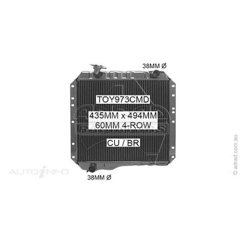Adrad Radiator - TOY973CMD