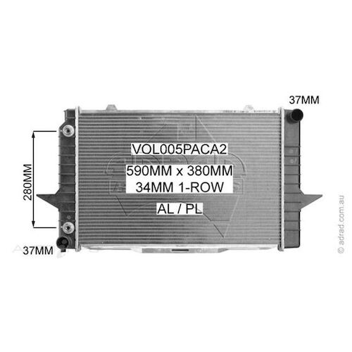 Adrad Radiator - VOL005PACA2