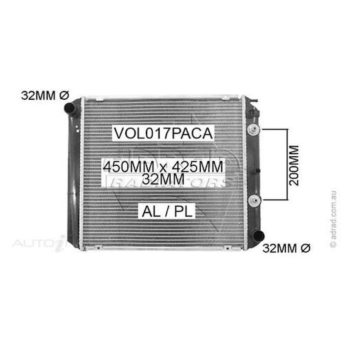 Adrad Radiator - VOL017PACA