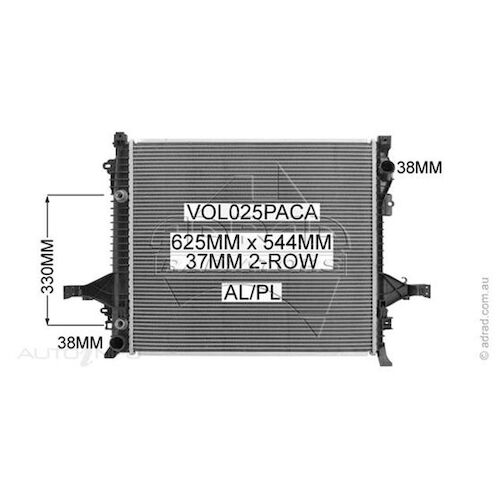 Adrad Radiator - VOL025PACA