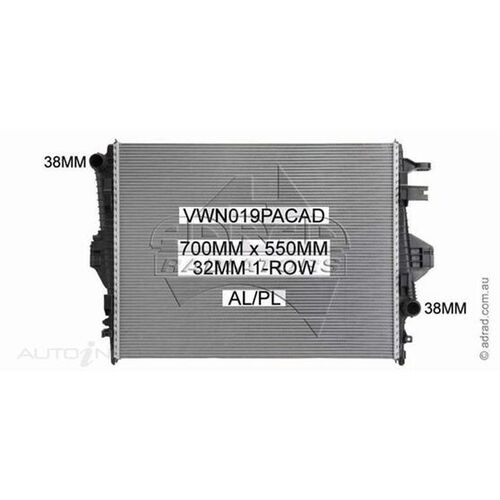 Adrad Radiator - VWN019PACAD