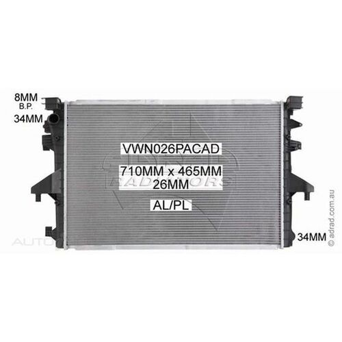 Adrad Radiator - VWN026PACAD