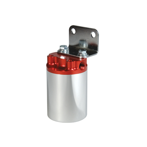 AEROMOTIVE 10 Micron, Red/Polished Canister Fuel Filter(12308)