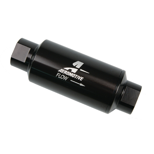 AEROMOTIVE 10 Micron, ORB-10 Black Fuel Filter(12321)