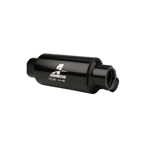 AEROMOTIVE Dual Outlet Oil/Fuel Filter, ORB-10(12333)