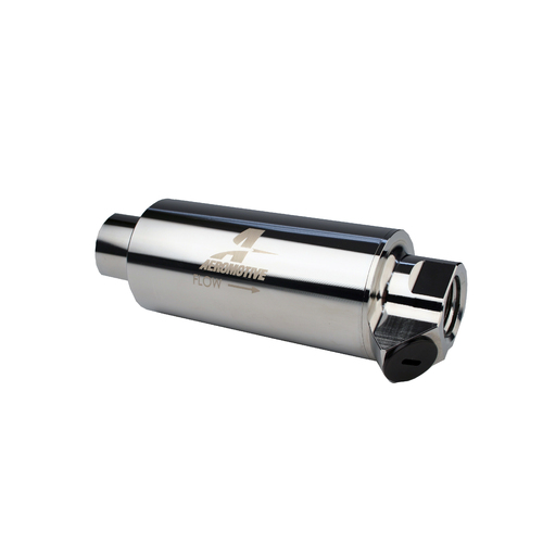 AEROMOTIVE Dual Outlet Oil/Fuel Filter, ORB-12(12334)