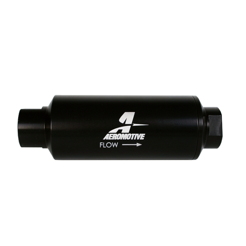 AEROMOTIVE 10-micron Microglass In-Line Filter with ORB-12 Ports(12341)