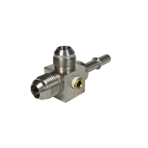 AEROMOTIVE 3/8? Male Quick Connect to (2) ORB-08 Male Flare T(15116)