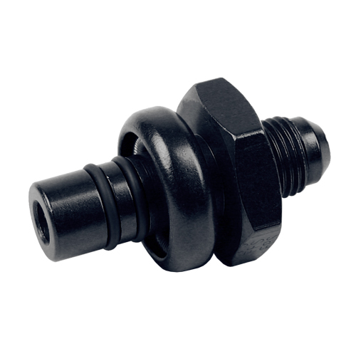 AEROMOTIVE Ford 1/2? Male Spring-Lock to AN-06 Feed Line Adapter(15124)