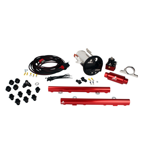 07-12 Shelby GT500 Stealth A1000 Racing Fuel System with 5.0L 4-V Fuel Rails(17316)