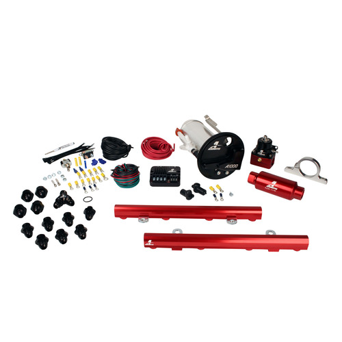 07-12 Shelby GT500 Stealth A1000 Street Fuel System with 5.0L 4-V Fuel Rails(17317)