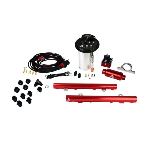 10-17 Mustang GT Stealth A1000 Race Fuel System with 5.0L 4-V Fuel Rails(17324)