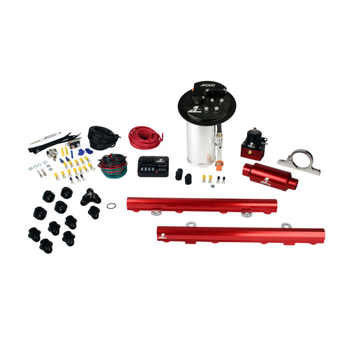 10-17 Mustang GT Stealth A1000 Street Fuel System with 5.0L 4-V Fuel Rails(17325)