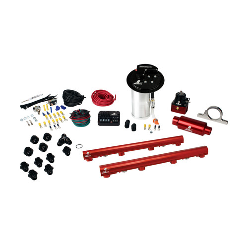 10-17 Mustang GT Stealth Eliminator Street System with 4.6L 3-V Fuel Rails(17343)