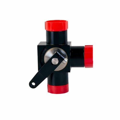 AEROMOTIVE Valve, Shut Off, Three Way, AN-08(44611)
