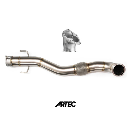 ARTEC 3.5” Dump and Front Pipe Combo for EVO 7 - 9